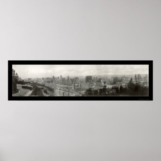 地震遺跡SF写真1906 ポスター (正面)