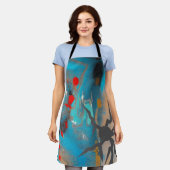 地震 エプロン (着用した状態)