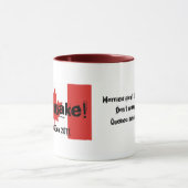 地震! – カナダ2011 マグカップ (中央)