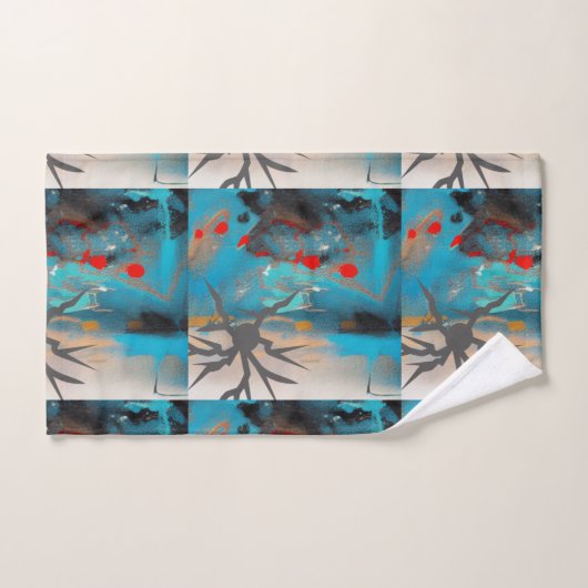 地震 バスタオルセット (ハンドタオル)