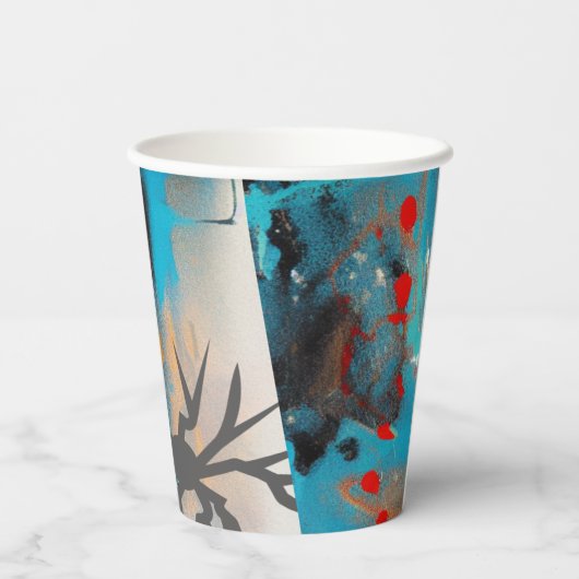 地震 紙コップ (裏面)