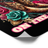 地面にブーツ，女性のカーボーイリーナンス，ブーツカウボ ポスター (角)