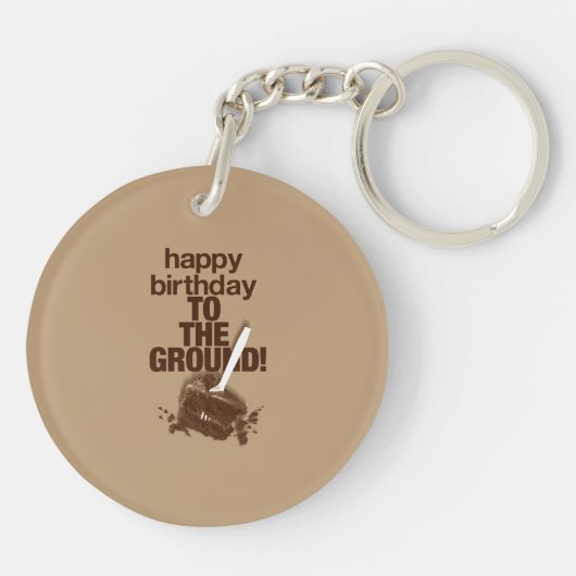 地面に キーホルダー (裏面)