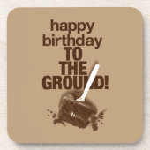 地面に コースター (正面)