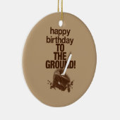 地面に セラミックオーナメント (右)