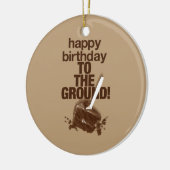 地面に セラミックオーナメント (左)