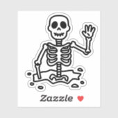 地面のスケルトン シール (シート)