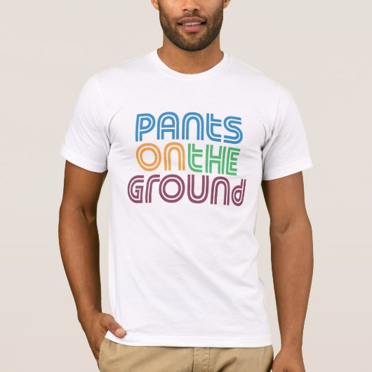 地面のズボン Tシャツ (正面)