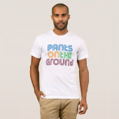 地面のズボン Tシャツ (正面フル)
