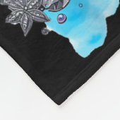 地面のブーツおもしろい女性のカーボーイブーツきらきら光るWome フリースブランケット (角)