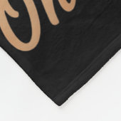 地面のブーツ女性のカーボーイライン踊る女性の男性K フリースブランケット (角)