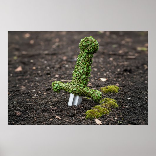 地面の剣がで覆わ離れれる ポスター (正面)