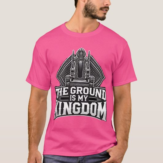 地面は私の王国mmaの組み合わせ tシャツ (正面)