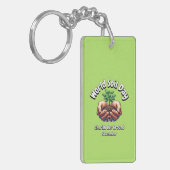 地面を大切にしなさい。世界土壌日(WSD)。 キーホルダー (正面左)