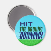 地面ランニングに打て！ マグネット (正面/裏面)