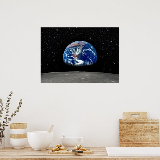 地面上昇の組成 ポスター (キッチン)