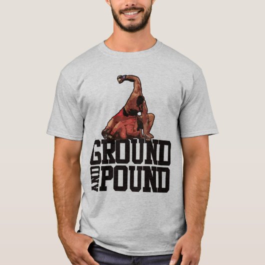 地面及びPound| MMAのワイシャツ Tシャツ (正面)