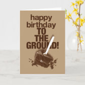 地面2に カード (黄色い花)