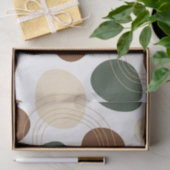 地音の形オーガニック状パターン2 薄葉紙 (ギフト)