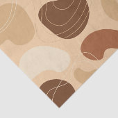 地音の形オーガニック状パターン 薄葉紙 (詳細)
