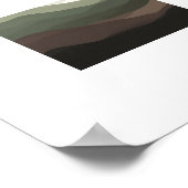 地音勾配山図解入りの、写真付きの ポスター (角)