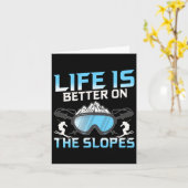 坂が上ると命が伸びる カード (黄色い花)