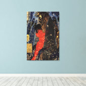 坂田金時と巨鯉,国芳，坂田金時&巨大カープ国芳 キャンバスプリント (インサイチュ (ウッドフロア))