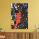 坂田金時と巨鯉,国芳，坂田金時&巨大カープ国芳 キャンバスプリント (インサイチュ (リビング))