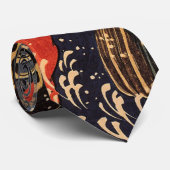 坂田金時と巨鯉,国芳，坂田金時&巨大カープ国芳 ネクタイ (ロール)