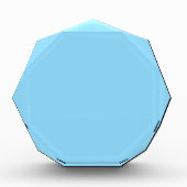 均一な薄青色の背景 フォトブロック (正面)