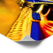 均一に固体のポートレート | AIアートポスター ポスター (角)