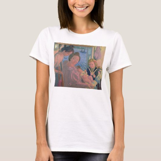 均等になるPoulduの母性 Tシャツ (正面)