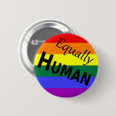 均等に人間 缶バッジ (正面&裏面)