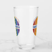 均等権利の印刷ガラス タンブラーグラス (左)