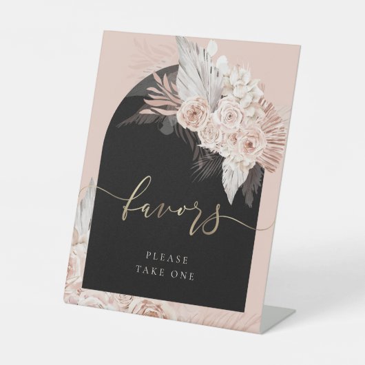 坊保花アーチはペデスタルを好む 台座サイン (正面)