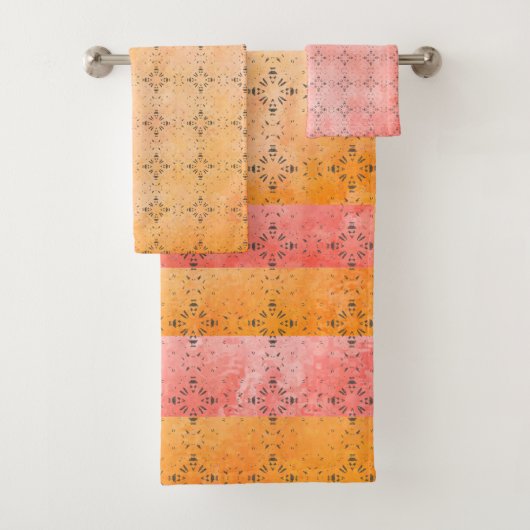 坊方サンライズパターン バスタオルセット (インサイチュ)