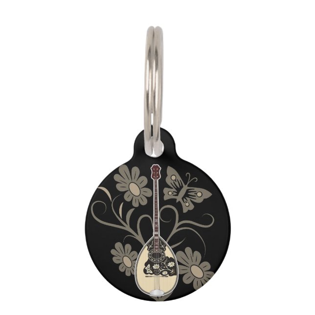 坊蔵木 ペット　ネームタグ (正面)