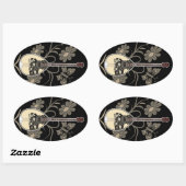 坊蔵木 楕円形シール (シート)