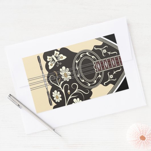 坊蔵木 長方形シール (封筒)