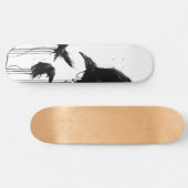 坐らせて下さい"無線化しました10"を スケートボード (横)