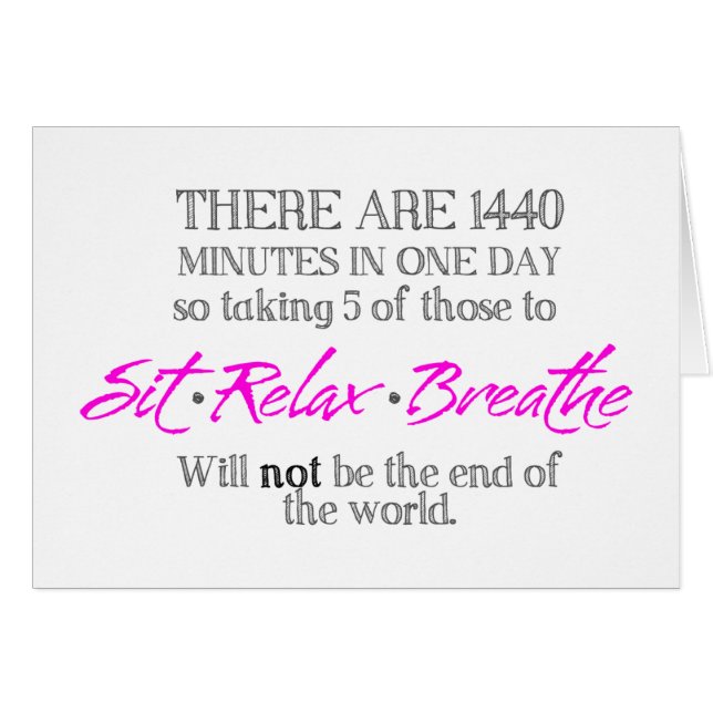 坐リラックス呼吸して下さい (正面横)