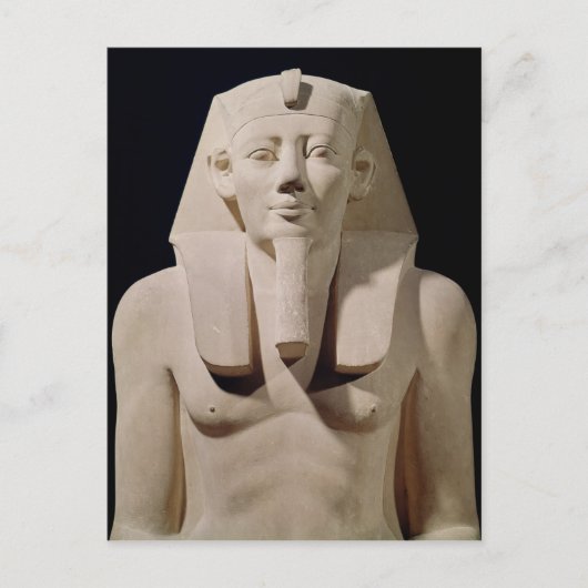 坐像Sesostris I，元々は位牌 ポストカード (正面)