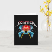 坐骨神経痛 - 面白いカイロプラクター - ねじれ - 整形外科 カード (黄色い花)