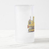 坑夫のシャベルガラスのマグ フロストグラスビールジョッキ (中央)