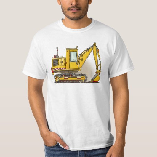 坑夫のシャベルレディースTシャツ Tシャツ (正面)