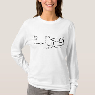 坑夫の女性-スエットシャツ Tシャツ