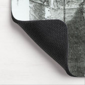 坑道の上で傷つけられている男の子および女の子 マウスパッド (コーナー)