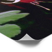 垂れ下がる花 ポスター (角)