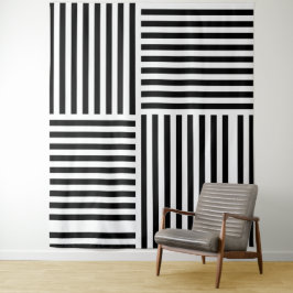 垂直および水平ストライプ方向 タペストリー