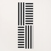 垂直および水平ストライプ方向 ヨガマット (裏面)